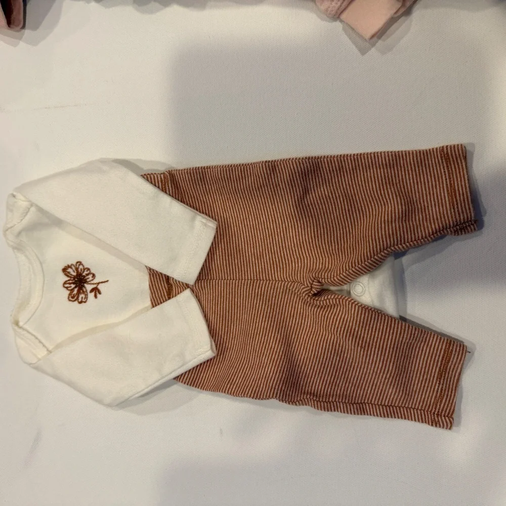 Newborn Baby Girl Clothes Lot 16pc Carter's Gerber Disney Cottagecore 0-3M